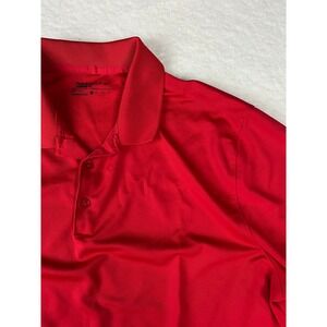 Nike‎ Golf Dri Fit Standard Fit Red Polo Shirt Mens XL